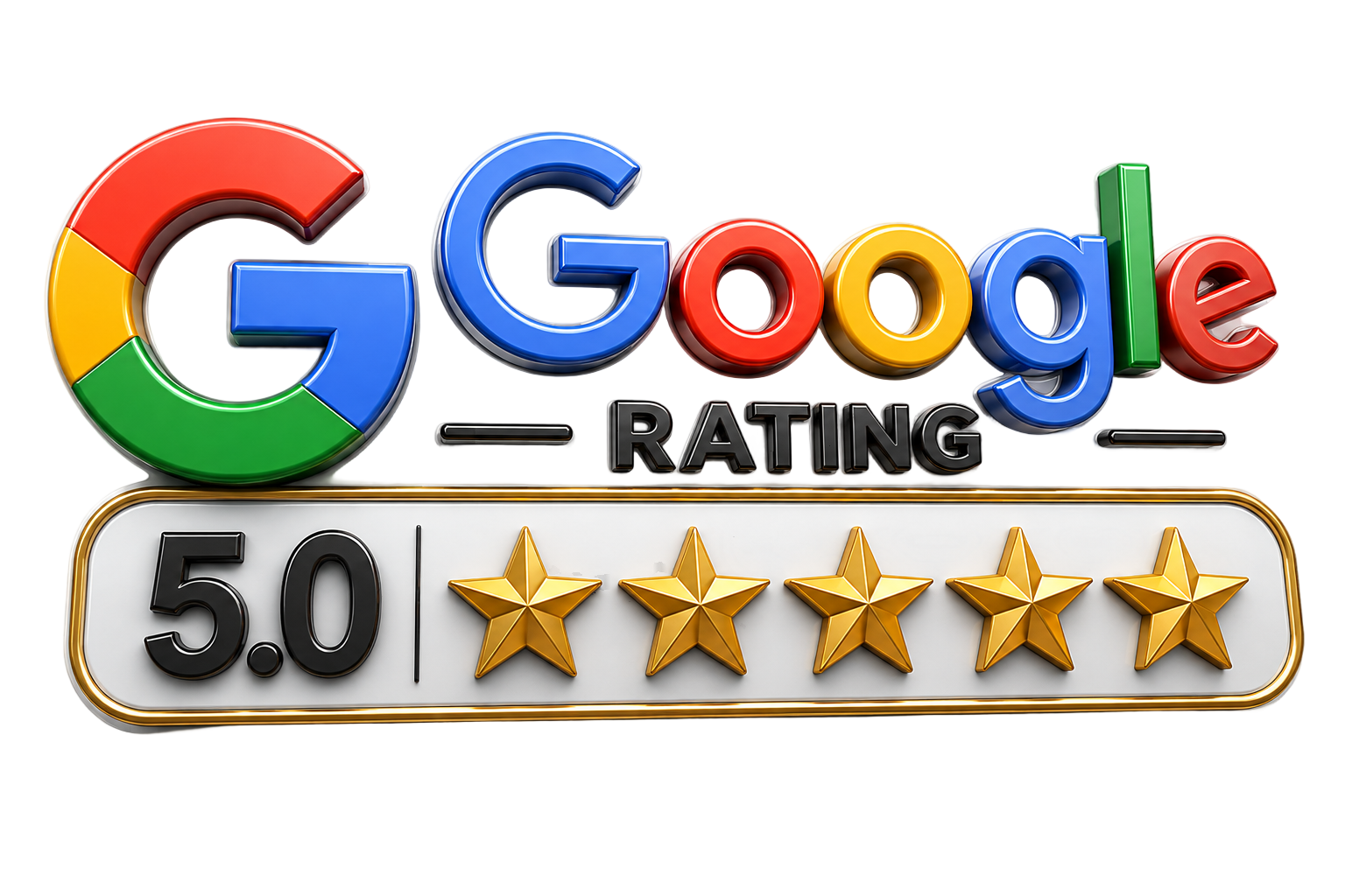 5.0 star Google rating
